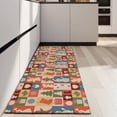 thumbnail image 4 of Multicolor Christmas Icon Pattern Kitchen Rug Mat,Kitchen Runner Rugs Non Skid Washable,Decorative Kitchen Floor Mats for Kitchen,Sink,Laundry,17"X47", 4 of 5