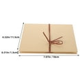 thumbnail image 2 of WRITWAA Khaki Folding Photo Album with Hard Craft Cover for Secure Memory Storage, 2 of 10