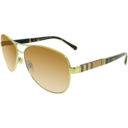 Women's Gradient BE3080-114513-59 Brown Aviator Sunglasses
