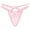 Pink, variant on Women Sexy Tassel Mesh Briefs Hollow Out Panties Crochet Lace Up Panty Thongs G String Lingerie Underwear Womens Lace Panties Bikini