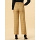 thumbnail image 5 of Pantalones a cuadros Allegra K casuales para mujer Caqui oscuro L, 5 of 6