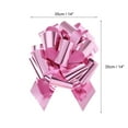 thumbnail image 2 of Uxcell Metallic Large Big Pull Bow Gift Wrapping Bows Ribbon for Wedding Car Presents Christmas Purple Pink 14 inch, 2 of 7