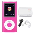thumbnail image 1 of Portable MP3 Player with 1.8 inch TFT Screen, HiFi Sound, 7 Sound Effect Modes, USB Rechargeable, Pink Digital Video Music Player with 8GB Memory Card, 1 of 4