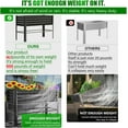 thumbnail image 5 of Raised Garden Bed with Legs, 48×24×32in Large Metal Elevated Raised Planter Box,600lb Capacity with Drainage Holes for Vegetables Lawn Green Flowers, Fruits, Terrace, 5 of 7