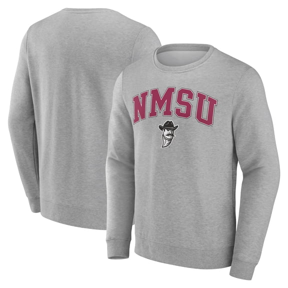 Men's Gray New Mexico State Aggies Campus Sweatshirt