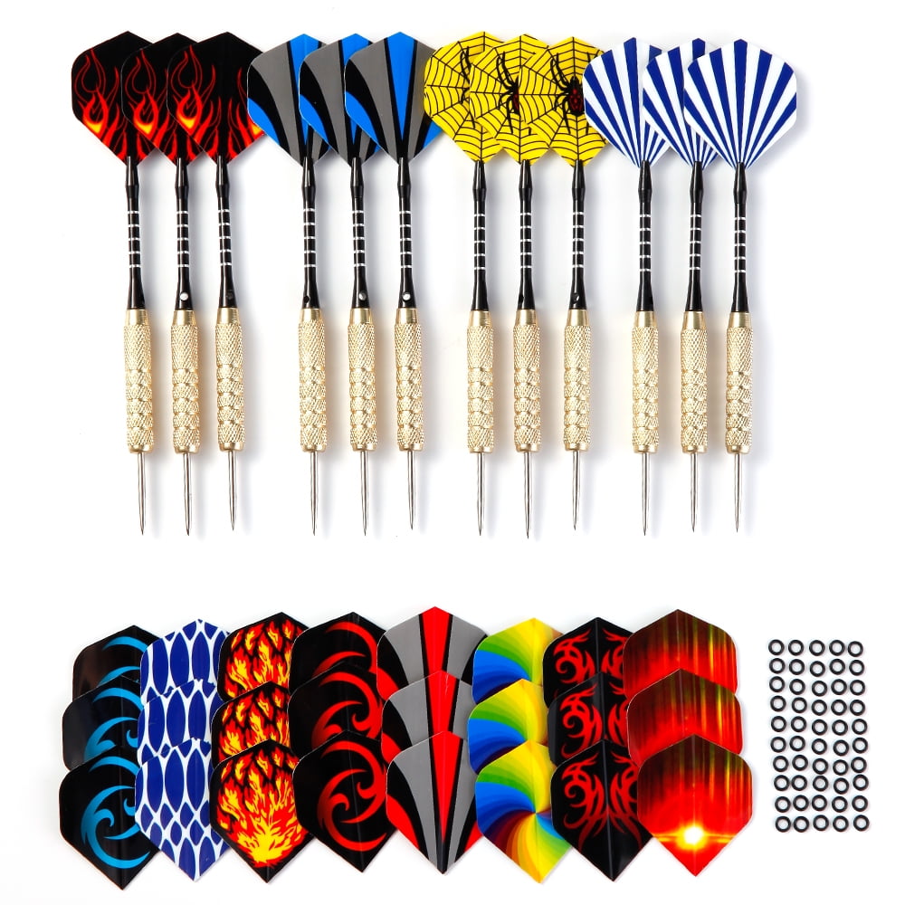 15 Pieces Soft Darts Flights Arrows with 100 Plastic Tip For Leisure Sports 
