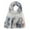 White, variant on BRICH Lightweight Summer Scarves Fashion Flowers Printed for Women Wrap Scarf Head Shawl White One Size