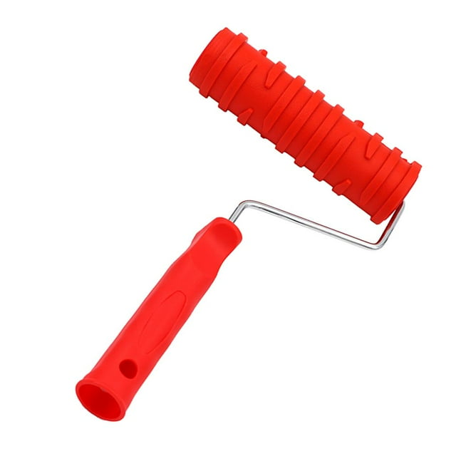 GROWTH TANK 7" Pattern Painting Roller, Embossed Brush Sleeve Texture Tool with Handle A A