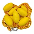thumbnail image 3 of S SERENABLE 60ft Tow Rope for 1 to 6 Riders for Tubing, Water Sports with 9 Floats, with Hook Heavy Duty Boating Tow Rope, Towable Tube Red Spots, 3 of 9