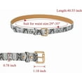 thumbnail image 2 of YooGuoGuo Womens Belts Snakeskin PU Leather Slim Thin Waist Belt Casual for Jeans Dresses Pants, 2 of 6