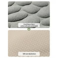 thumbnail image 4 of Ochine Cobblestone Bathroom Mat, Soft Non-Slip Super Water Absorbing Bath Rug,Memory Foam,16"x24",Gray, 4 of 11
