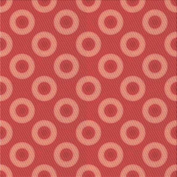 Ahgly Company Machine Washable Indoor Square Transitional Red Area Rugs, 8' Square