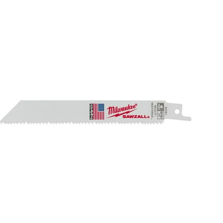UPC: 0045242084685 | Milwaukee-48-01-6091 6 in. 8/12 TPI SAWZALL Blades (50 Pack)