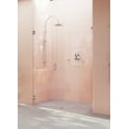 thumbnail image 3 of Illume 55.25 in. x 78 in. Wall Hinged Glass Shower Enclosure, 3 of 7