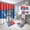 01, variant on Lheaggik Cartoon Tom 4 Pcs Bathroom Sets with Shower Curtain and Rugs, Waterproof Polyester Shower Curtain Sets with Hooks