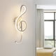 thumbnail image 5 of Lámpara de pared Kuymtek con nota musical LED luz nocturna Espiral blanco, 5 of 9