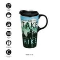 thumbnail image 4 of Evergreen Ceramic Travel Cup withbox 17oz. Go Take a Hike, 4 of 6