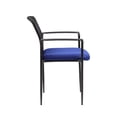 thumbnail image 2 of Boss Office Products Stackable Mesh Guest Chair in Blue, 2 of 4