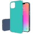 thumbnail image 1 of TalkingCase Slim Case for Apple iPhone 14, Slim Thin Gel Tpu Cover, Cyan Green Print, Light Weight, Flexible, Soft, Anti-Scratch, Printed in USA, 1 of 7