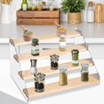 thumbnail image 2 of Spice Rack Organizer for Cabinet，Versatile Tiered Spice Rack Acrylic， for Countertop, Cabinet, Pantry, Kitchen Storage, 2 of 7