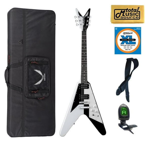 Dean Michael Schenker V Retro Guitar, LW Case Bundle ,MS RETRO LLPACK