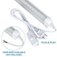 thumbnail image 2 of T8 4ft LED Shop Light Fixtures,Linkable, V Shape, 50W 5000K Daylight, 25-Pack, 2 of 7