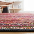 thumbnail image 5 of SAFAVIEH Rag Ermintrude Ikat Cotton Area Rug, Fuchsia/Black, 2'6" x 4', 5 of 9