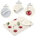 thumbnail image 3 of Yayeee Dish Drying Mat for Kitchen Counter 16"x18" Microfiber Absorbent Pad, Beige Cherry, 3 of 7