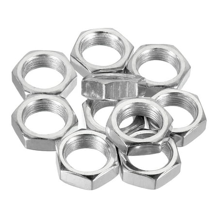 

Uxcell M14x1.0 Steel Hex Nuts Zinc Plated Hardware Nuts Screw Bolt Fasteners 7mm Height 10 Pack