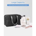 thumbnail image 6 of Travel Toiletry Bag Women Large Cosmetic Bag Travel Makeup Bag Organizer Medicine Bag for Toiletries Essentials Accessories, Black, 6 of 8