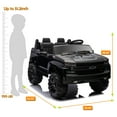 thumbnail image 4 of NEECHIPRO 2 Seater 24V 5 MPH Licensed Chevrolet Silverado Ride On Truck Car Toy w/ Parent Remote Control - Black, 4 of 9