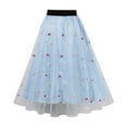 thumbnail image 2 of Xunlbb Up to 50% off Women's Long Skirts, Women's Fashion Summertime Fallow Waist In Printing A-line Skirt Gift for Girls, Size S-2XL, 2 of 5