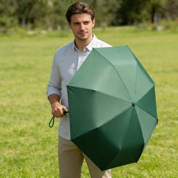 Un Parapluie Pliant Léger pour les Aventures en Plein Air au Soleil et Facile à Transporter - Conception Polyvalente Coupe-Vent pour Tous les Âges sur les Plages et