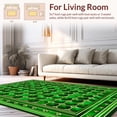 thumbnail image 2 of ODIKA 8'x10' Machine Washable Non-Slip Area Rug, Festive Seasonal Design High Traffic Rug, Green, 8861, 2 of 7