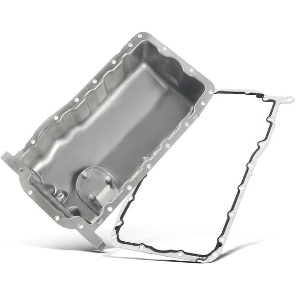 A-Premium Engine Oil Pan Sump with Drain Plug & Gasket Compatible with Volkswagen Jetta 1999-2005, Beetle 1998-2006, Golf 1999-2006, 1.9L 2.0L