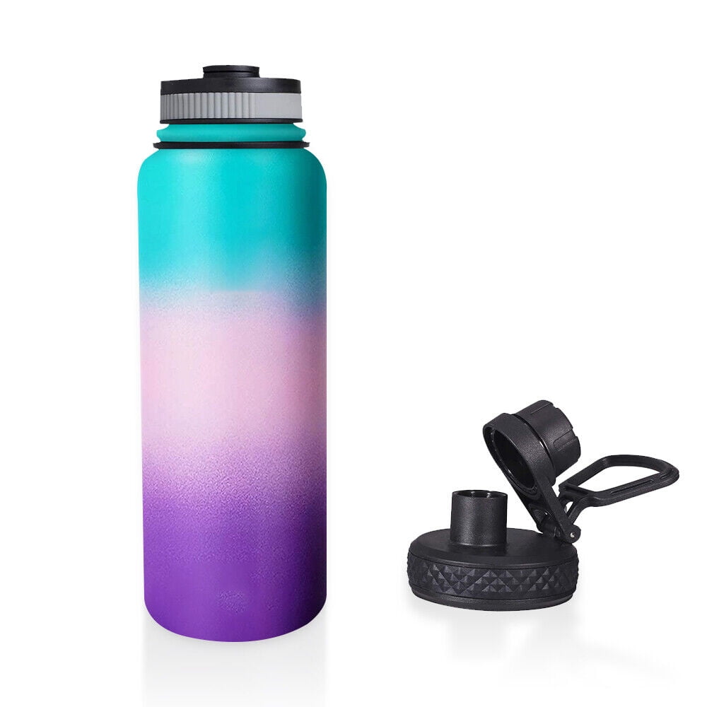 HD Designs Double Wall Vacuum Stainless Steel Purple Water Bottle - 20 oz,  1 ct / 20 oz - Kroger