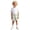 Green, variant on Ulanda Boys and Toddler Pull on Shorts Thin Stripe Elastics Waist Casual Summer Kids Girls Shorts Lightweight (Brown, 18-24 Months)
