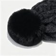 thumbnail image 3 of Swanpen 3 Pieces Womens Winter Beanie Hat Scarf Gloves Set Warm Lined Cap Long Neck Scarf Touchscreen Gloves Set for Winter Gift, 3 of 9
