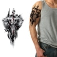 thumbnail image 2 of Tatuaje Temporal Wdftyju Esqueleto Tigre León Animal Cuerpo Arte Completo Falso 8 Uds Libre de BPA, 2 of 4