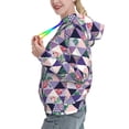 thumbnail image 2 of Lsque Plaid Flamingo Pattern Casual Women's Hoodie,Hooded Sweatshirt with Kangaroo Pocket,Pullover Hoodie with Eye-catching Drawstrings-XX-Large, 2 of 7