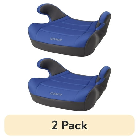 (2 pack) Cosco Kids Rise LX Toddler Booster Car Seat, Country Blue