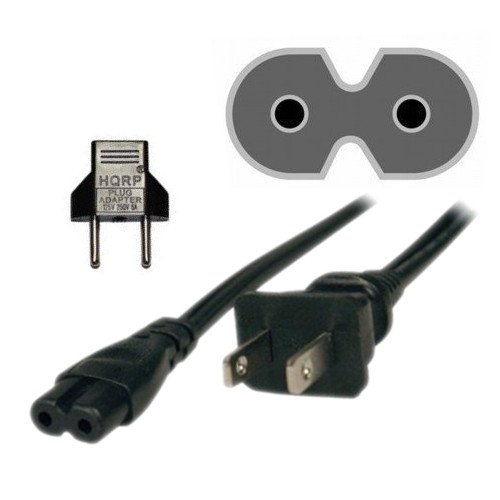 HQRP AC Power Cord for Panasonic TC32A400U TC39A400U TC39AS530U TC