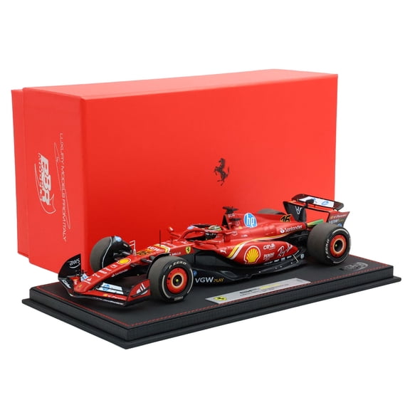 Ferrari SF-24 #16 Charles Leclerc Winner Formula One F1 "Italian GP" (2024) Limited Edition 1/18 Diecast Model Car by BBR