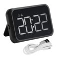 thumbnail image 1 of Reloj despertador digital USBReloj despertador digital Reloj despertador USB por voz Reloj digital pequeño El mejor de su clase Jadeshay  A, 1 of 8