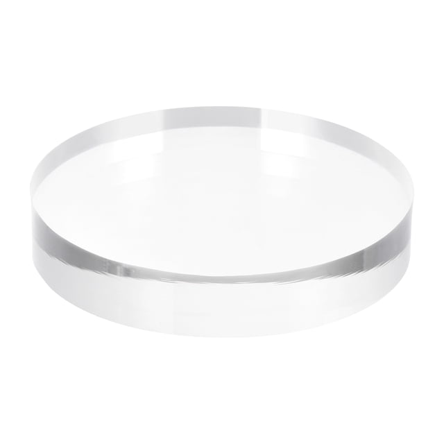 Unique Bargains 0.6 Inches x 3.1 Inches Clear Acrylic Solid Cylinder Round Display Riser