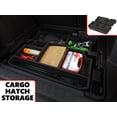 thumbnail image 2 of Red Hound Auto Cargo Hatch Organizer Insert Rear Underfloor Trunk Organizational System Compatible with Chevrolet Chevy Equinox 2018-2019 Black, 2 of 6