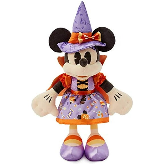 Official 2020 Minnie Mouse Halloween Witch 43cm Pumpkin Soft Plush