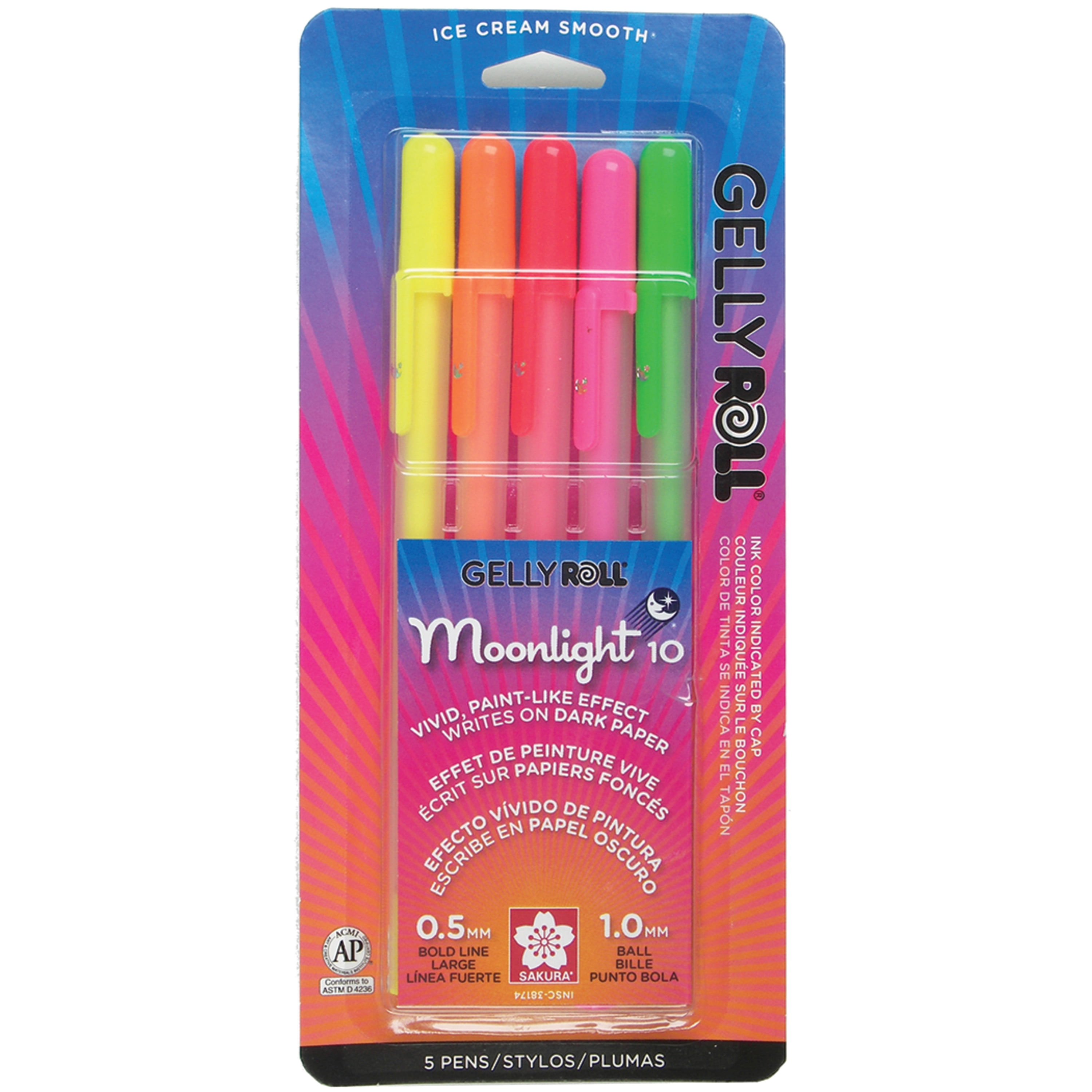 Sakura Gelly Roll Moonlight Pen Set 5 Colors Dawn Walmart Sakura Gelly Roll Moonlight Pen Set 5 Colors Dawn Walmart