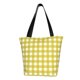 thumbnail image 1 of Balery Yellow Checkboard Bolsa de Hombro con Diseño, Bolsa Grande y Duradera, Bolsa Versátil para Compras, 1 of 6
