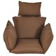 thumbnail image 1 of Cojines de silla colgante de ratán, cesta colgante de jardín, asiento de Silla, respaldo de silla de huevo colgante, columpio Fivean unisex, 1 of 2